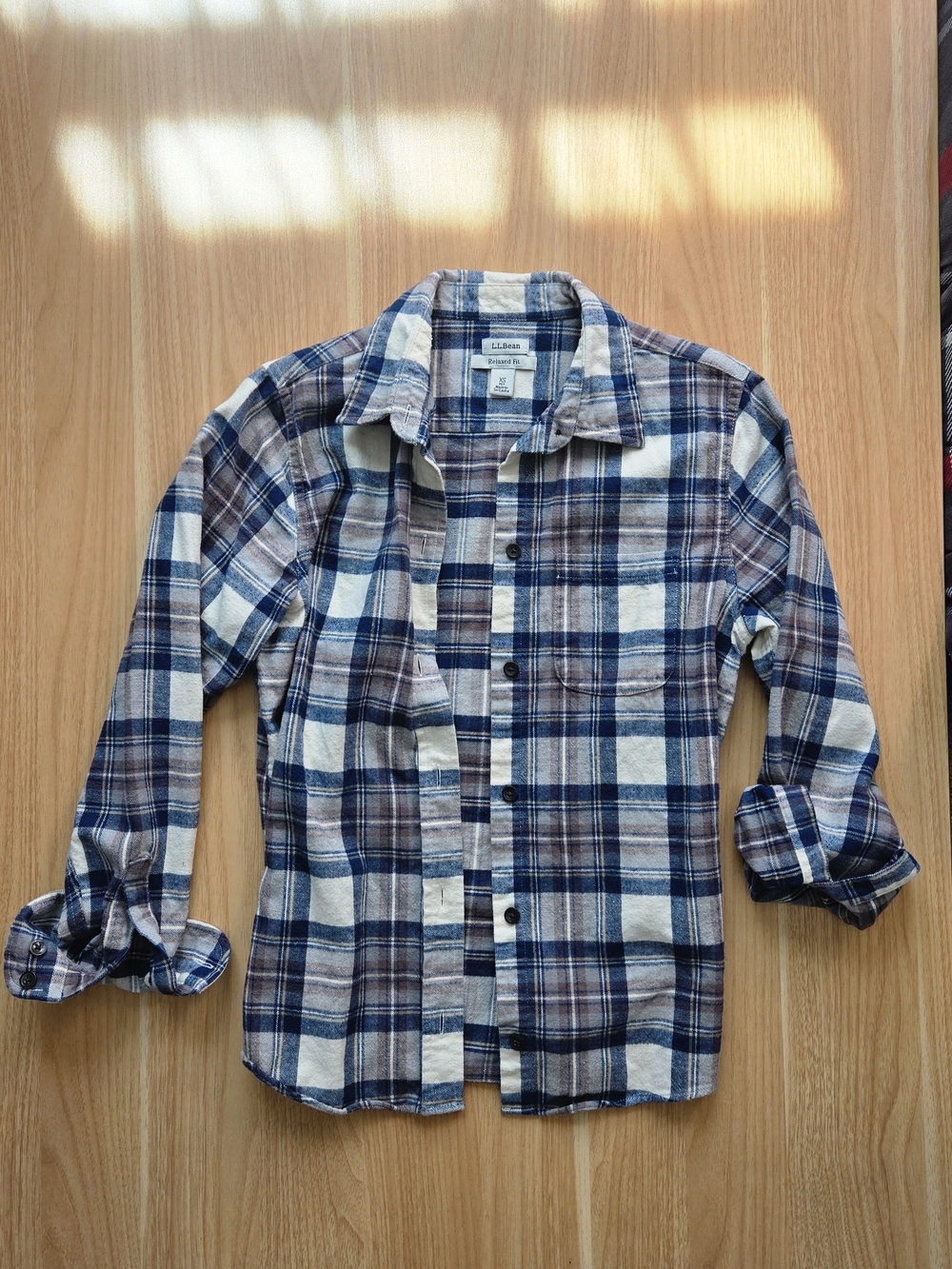 L.L.Bean Scotch Plaid Flannel Shirt, Relaxed Fit
